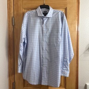 Pronto Uomo Buttondown Longsleeve Shirt 18" neck 34/35 Sleeve